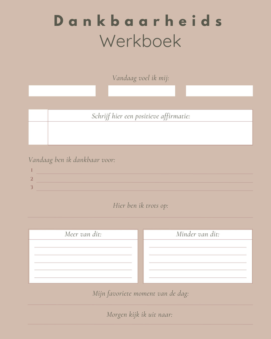 E-book: Gratitude Journal