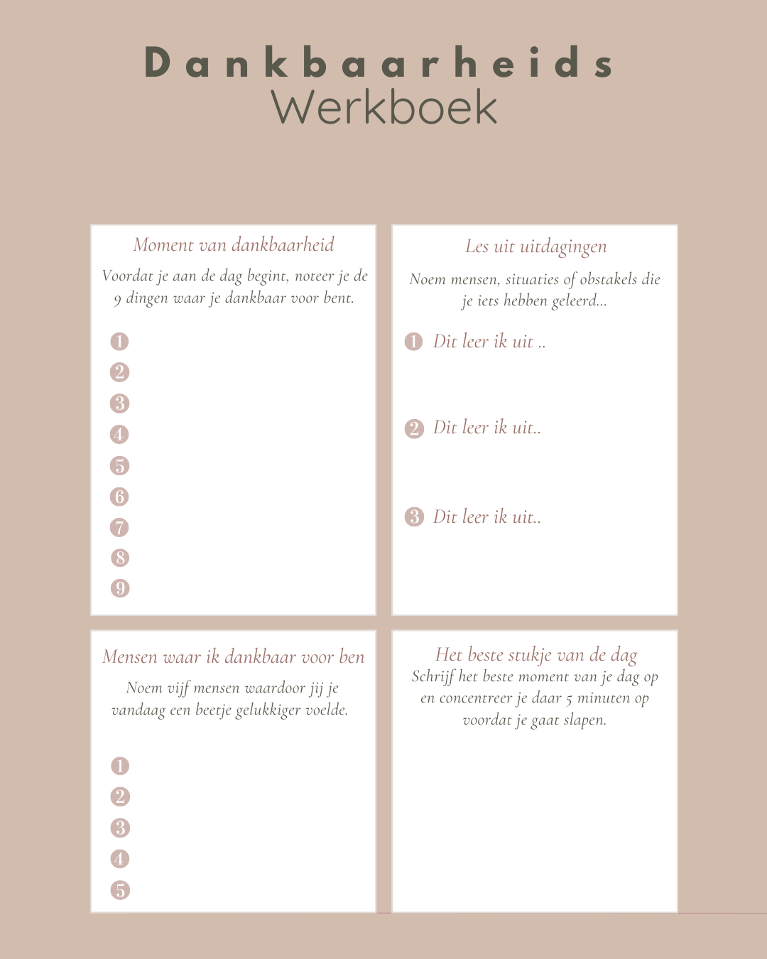 E-book: Gratitude Journal
