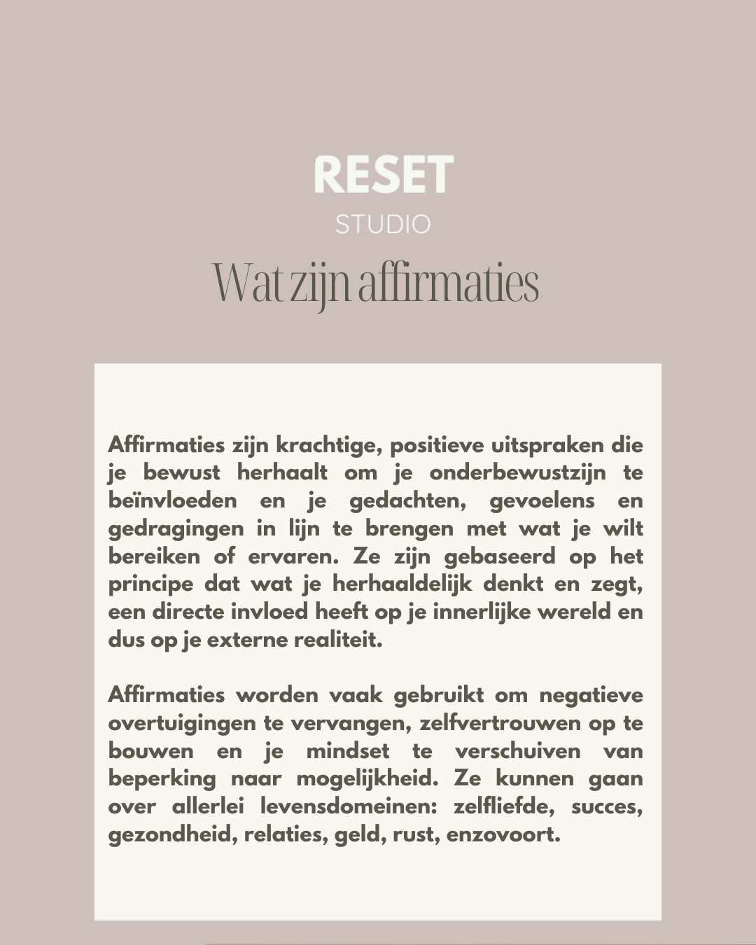 E-book Affirmaties