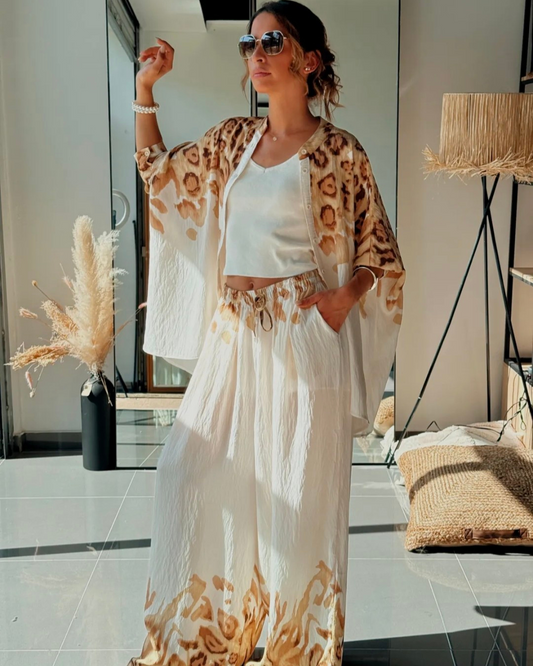 Matching set beige